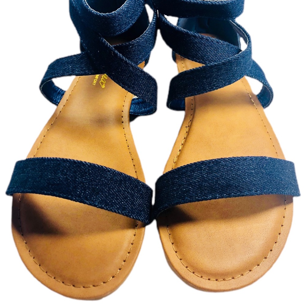 NEW DENIM BLUE WOMEN SANDALS